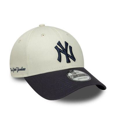 Cappello New Era Modello Side Script 9forty Colore Beige