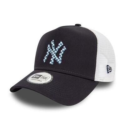 New Era Trucker Cap New York Yankees Seasonal Infill marineblau