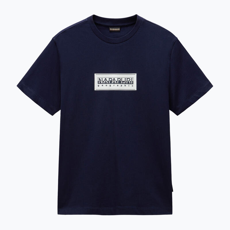 Tricou bărbați, NAPAPIJRI, cu decolteu la baza gâtului cu imprimeu cu logo