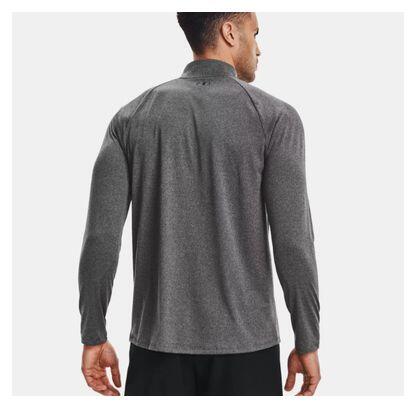 Haut manches longues 1/2 Zip Under Armour Tech 2.0 Gris Homme 2/7