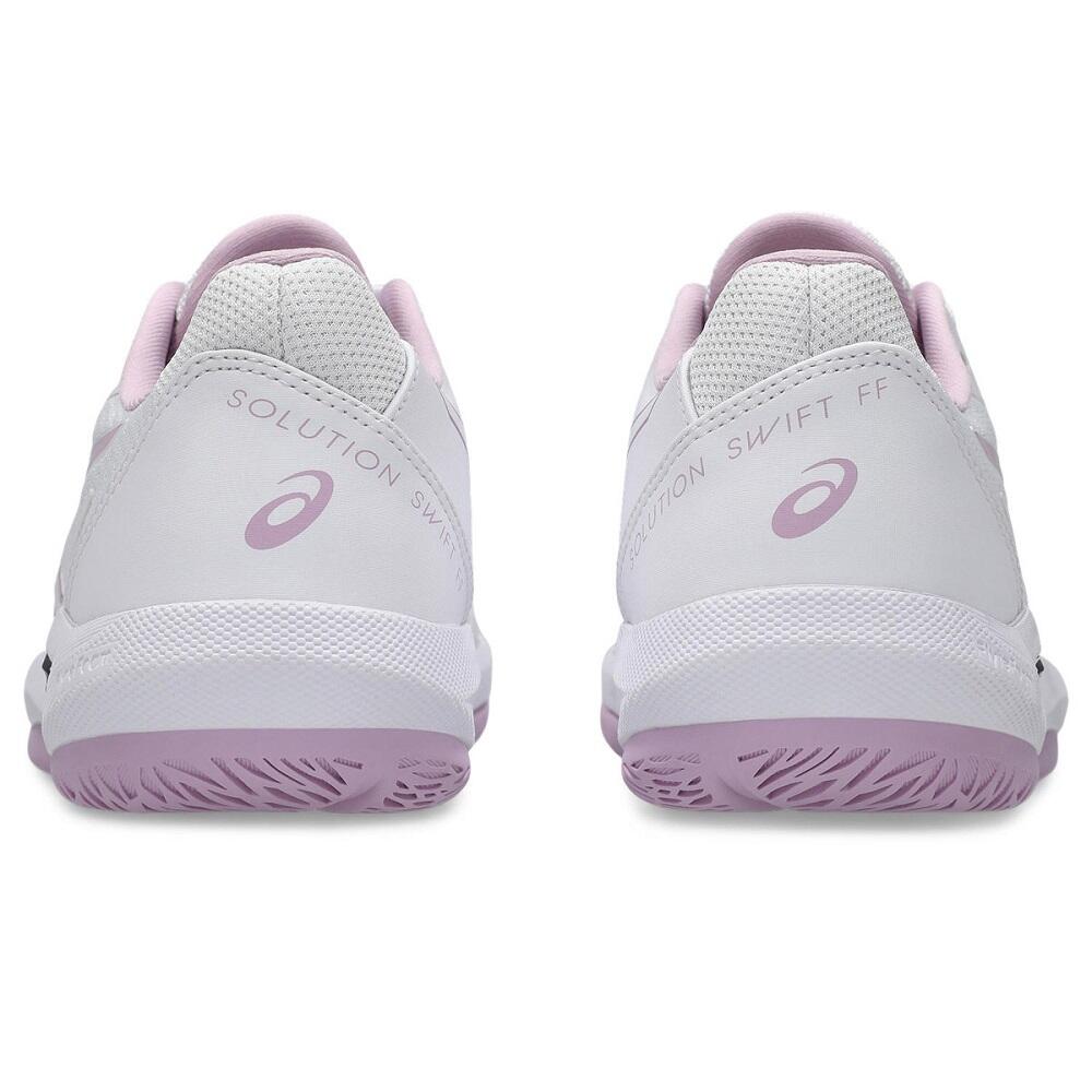 ASICS Solution Swift FF Womens Tennis Shoes - White/Lilac 4/4