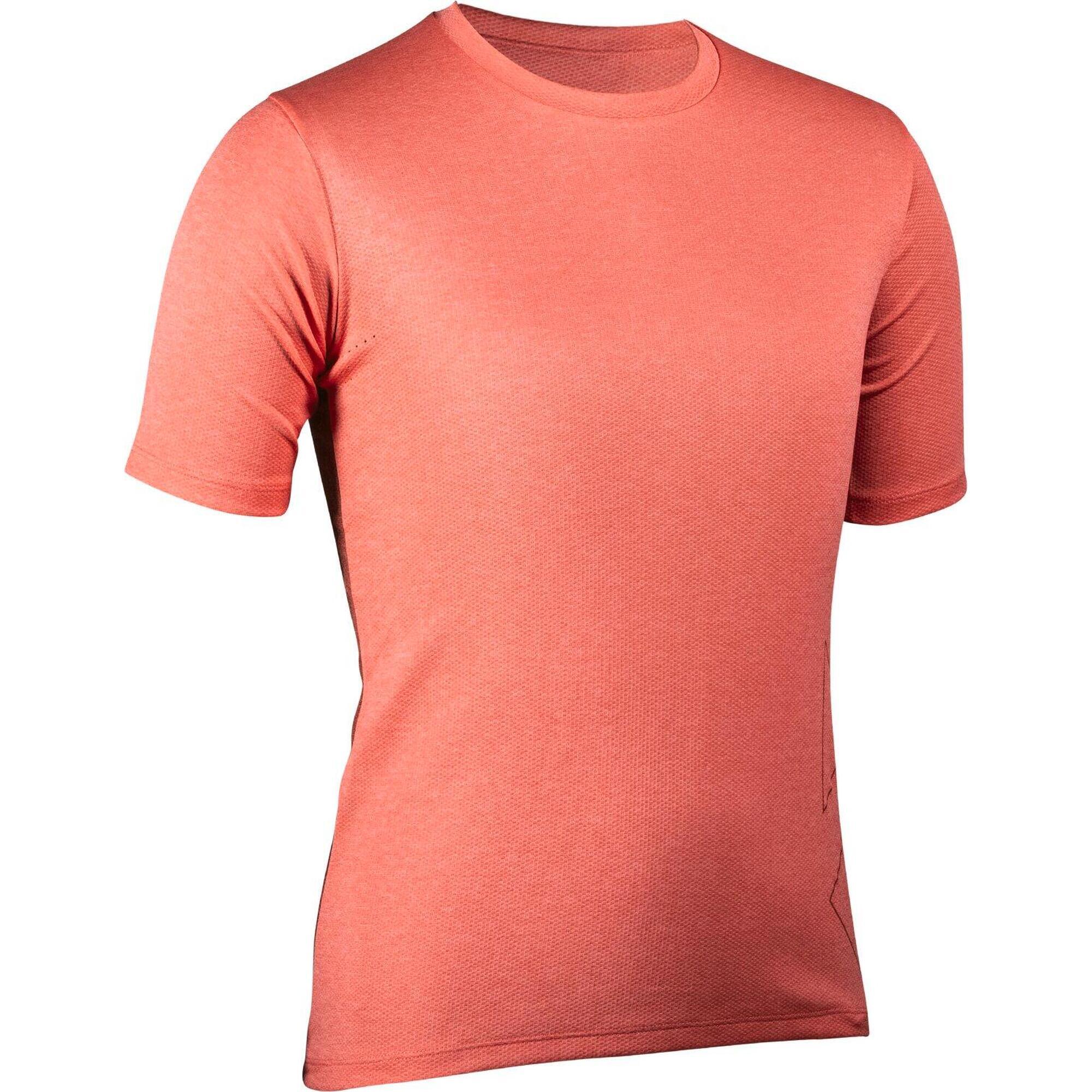 Leatt - Maillot Vtt Trail 2.0 En Tissu Léger Ice-yarn Orange Femme - T-shirt Manches Courtes - Orange|rouge - 40 M - Decathlon