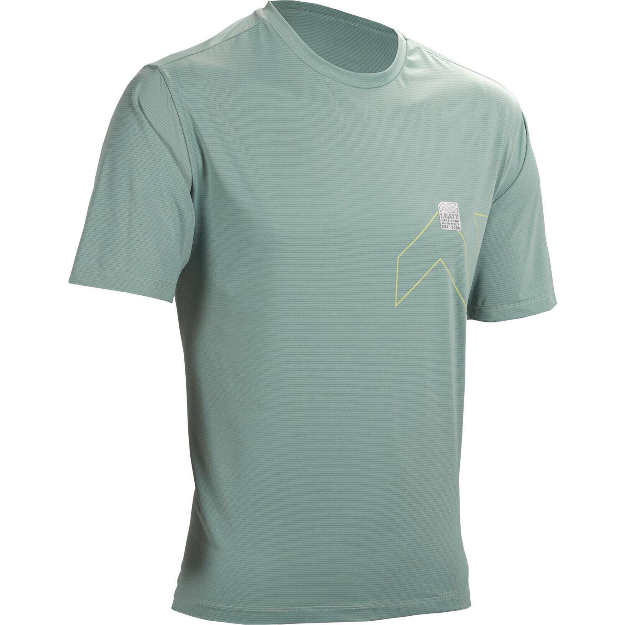 Leatt - Maillot Vtt Trail X-flow 1.0 Stretch Et Ultra-léger Vert Homme - T-shirt Manches Courtes - Vert - 48 Xl - Decathlon