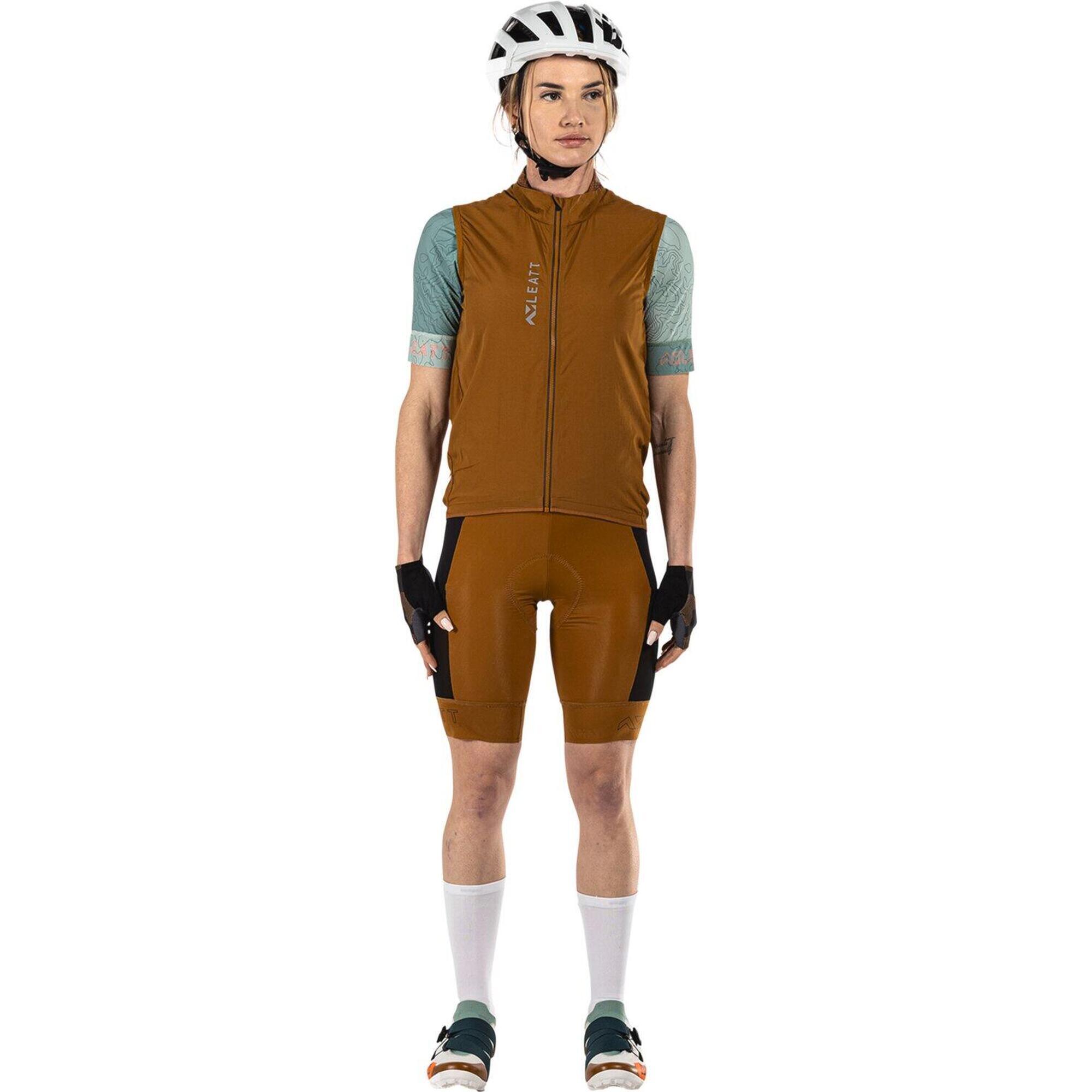 Gilet léger et coupe-vent MTB Endurance 2.0 Marron Femme