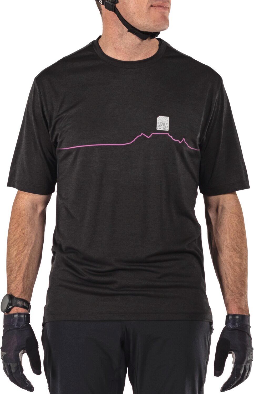 Maglia MTB Trail 1.0 con inserti in tessuto Ice-Yarn Nero Uomo 3/6