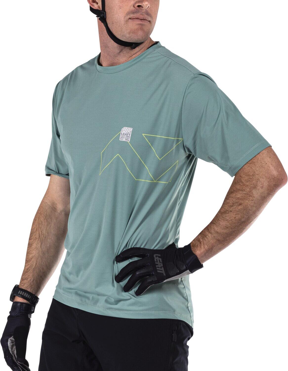 Maillot VTT Trail X-Flow 1.0 stretch et ultra-léger Vert Homme 4/7