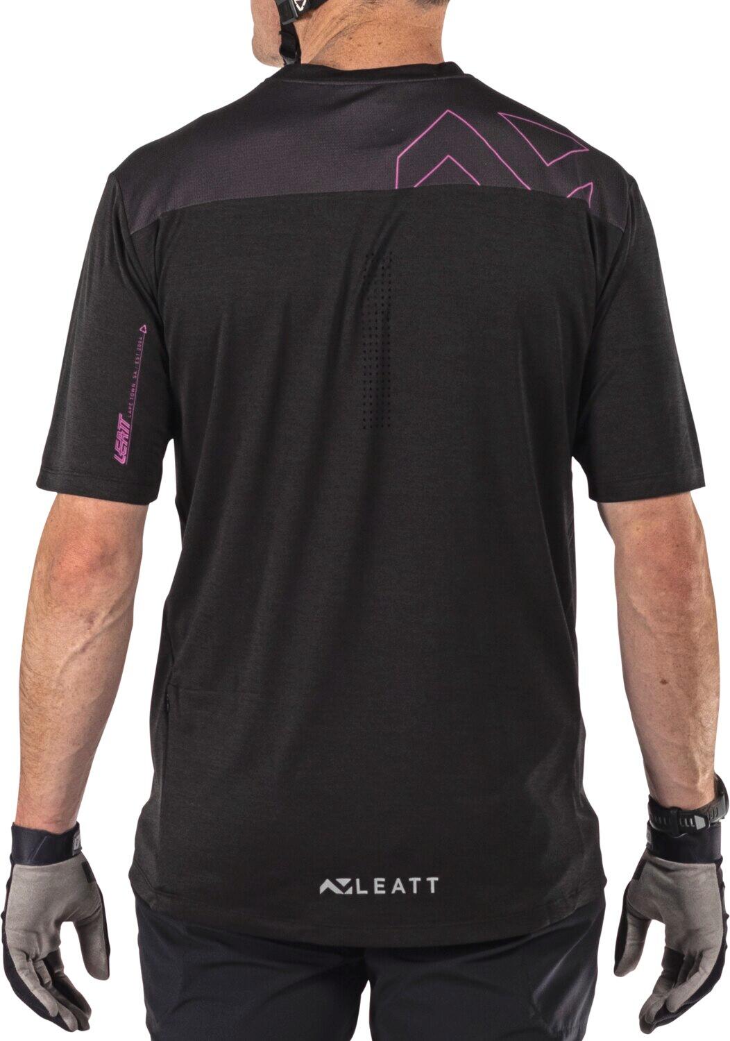 Maglia MTB Trail 1.0 con inserti in tessuto Ice-Yarn Nero Uomo 4/6