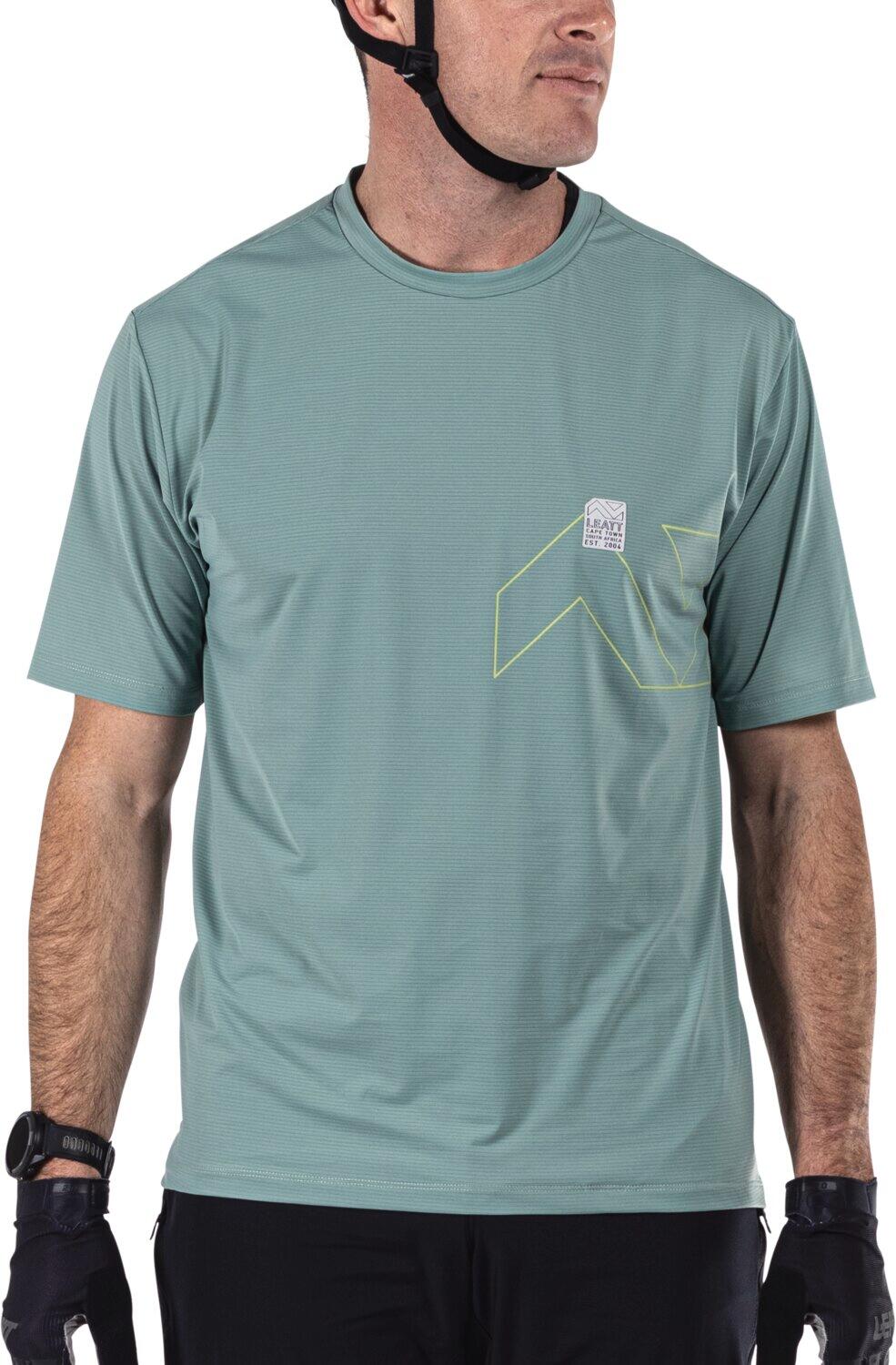 Maillot VTT Trail X-Flow 1.0 stretch et ultra-léger Vert Homme 3/7