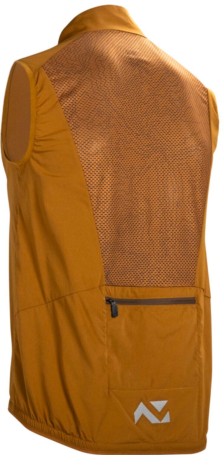 Gilet VTT Endurance 2.0 léger et coupe-vent Marron Homme 2/7