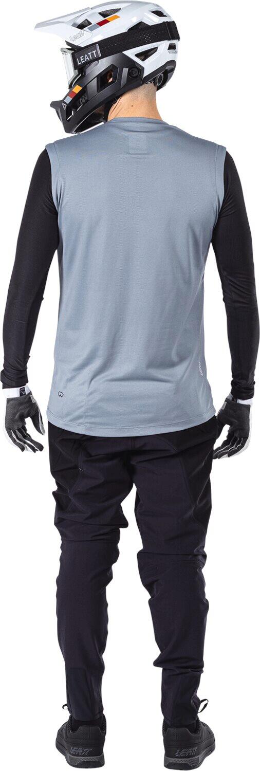 Conjunto MTB 1.0 cómodo y transpirable  Gris Hombre 3/8