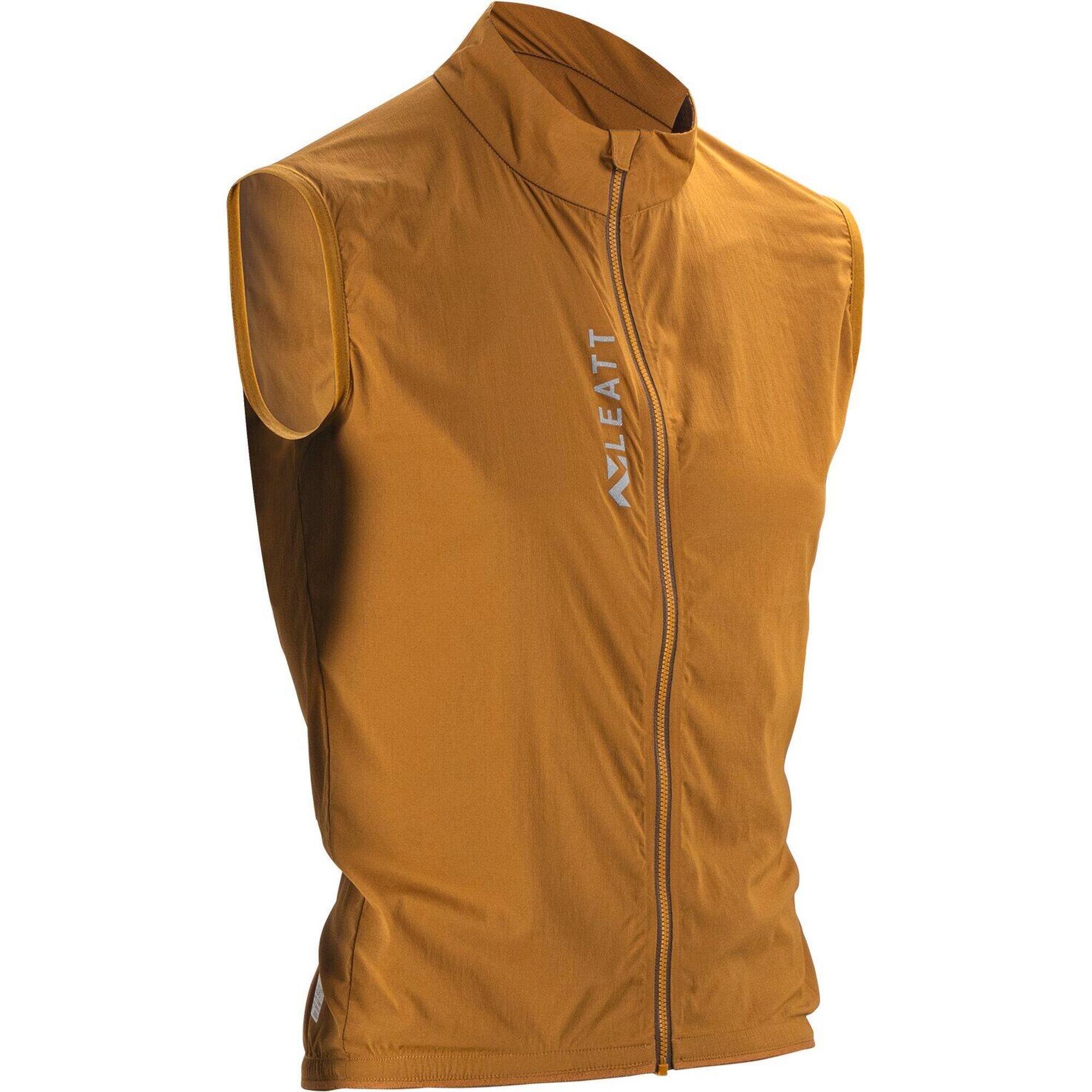 Leatt - Gilet Vtt Endurance 2.0 Léger Et Coupe-vent Marron Homme - Veste - Marron|orange - 48 Xl - Decathlon