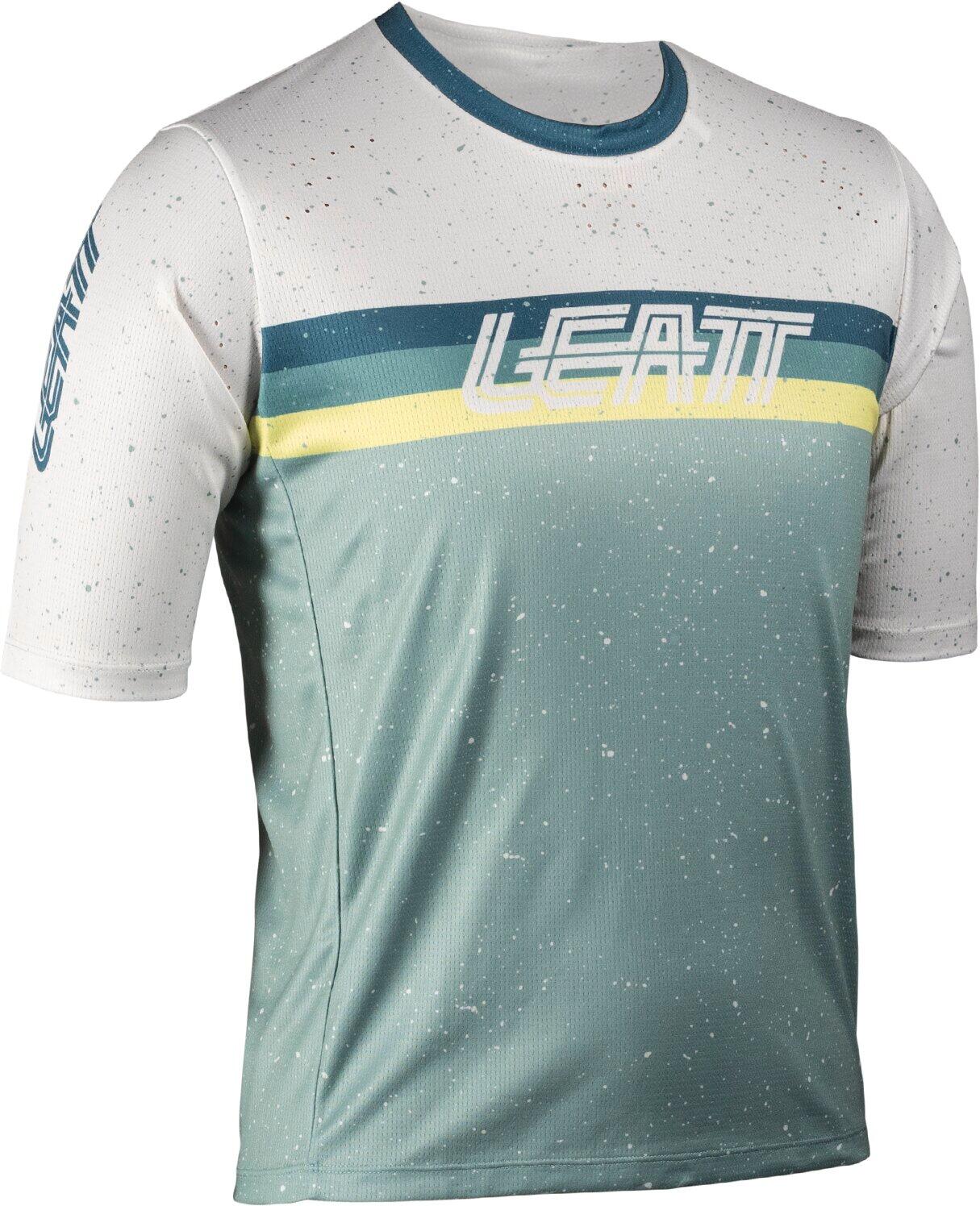 LEATT Maglia MTB Enduro 3.0 elastica con maniche a tre quarti Verde Donna