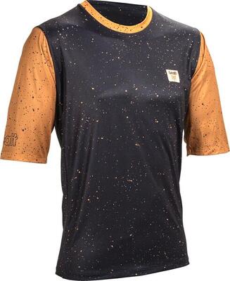 MTB Enduro 3.0 Trikot mit Dreiviertelärmeln Braun Herren