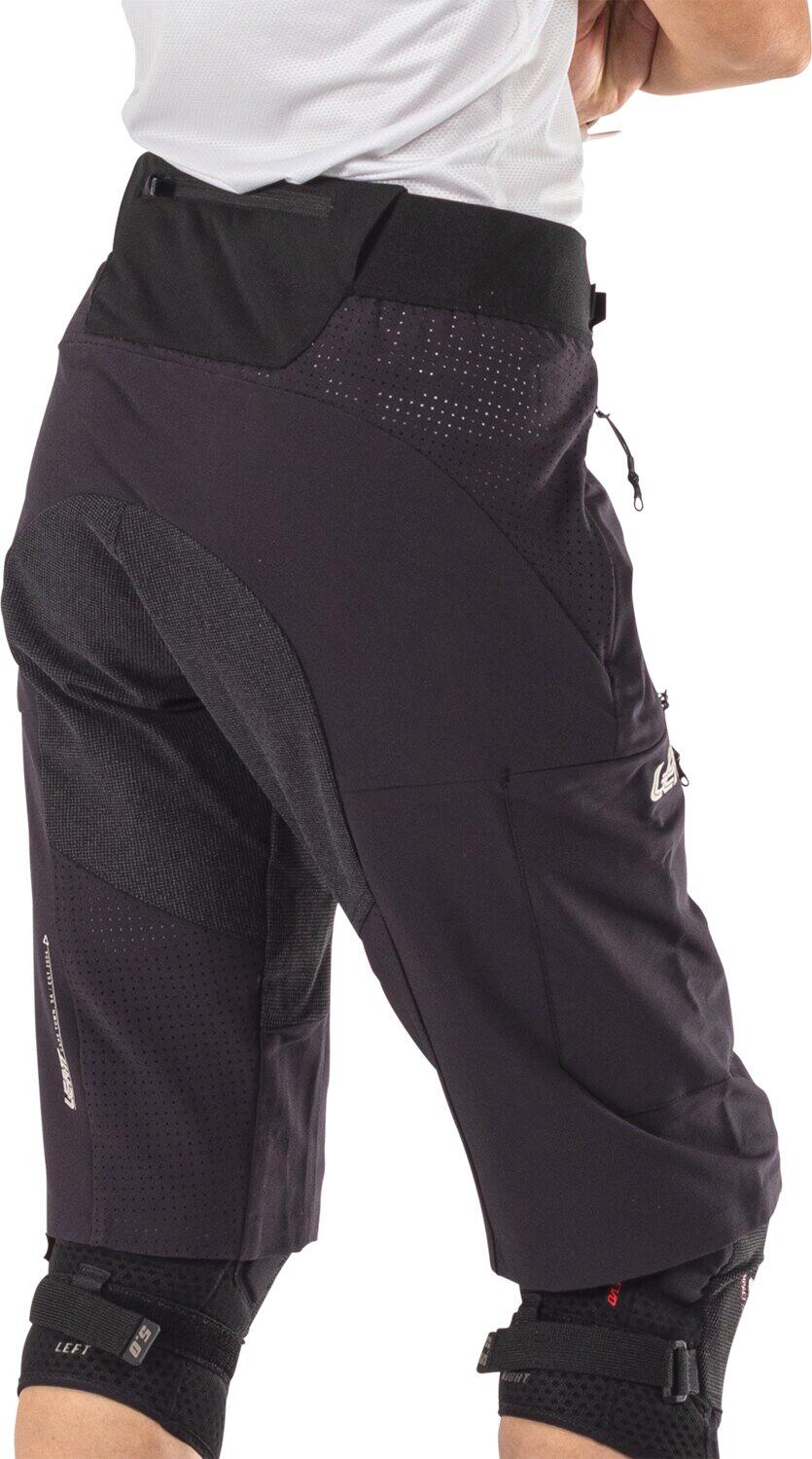 MTB Enduro 3.0 Shorts Women Leatt noir, stretch 4-directions, imperméable 4/7
