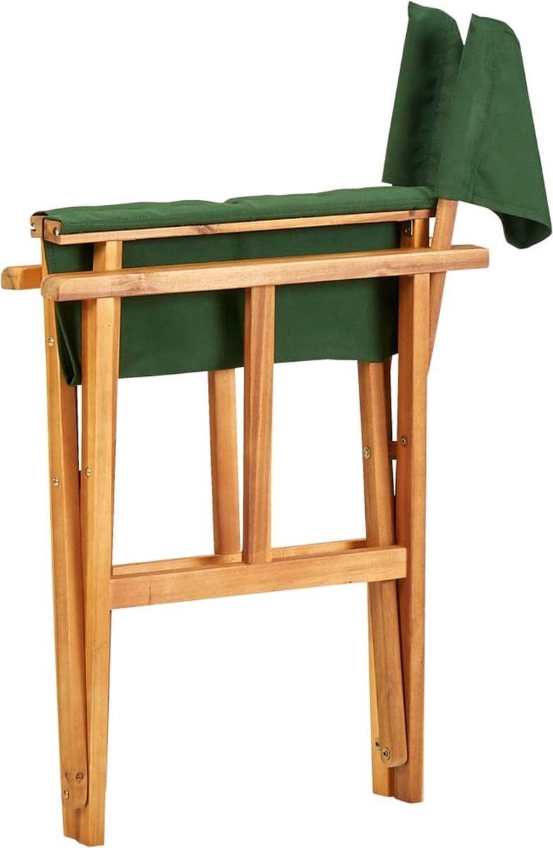 Relaxwonen  Regisseursstoel Hout - Groen - Hardhout 2/3