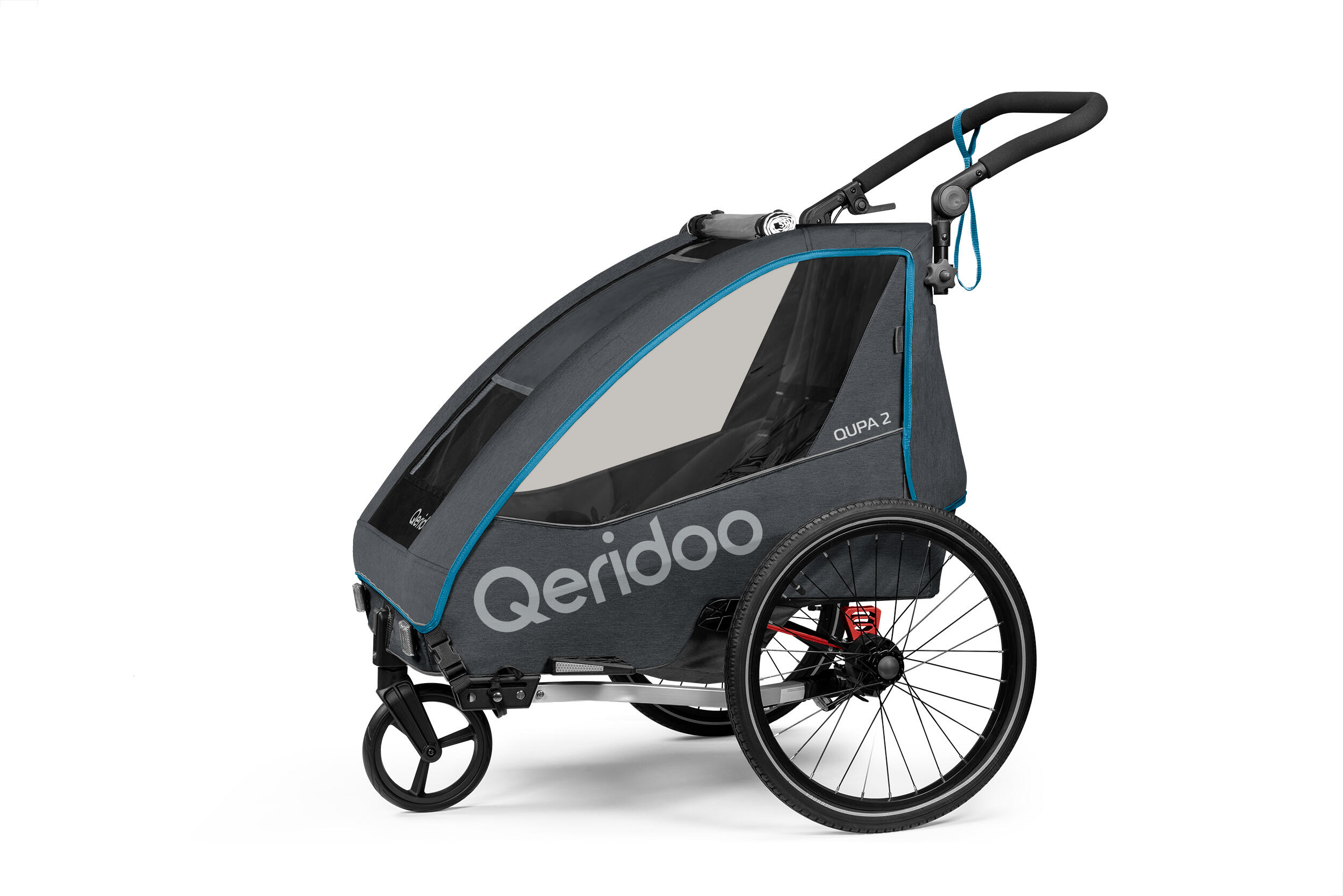 Remolque para bicicletas qeridoo qupa 2
