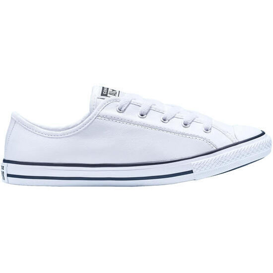 Zapatillas Converse Chuck Taylor All Star Dainty Leather, Blanco, Unisexo