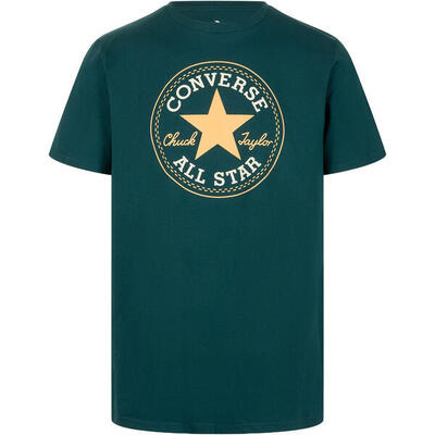 T-shirt converse chuck patch core, groen, uniseks
