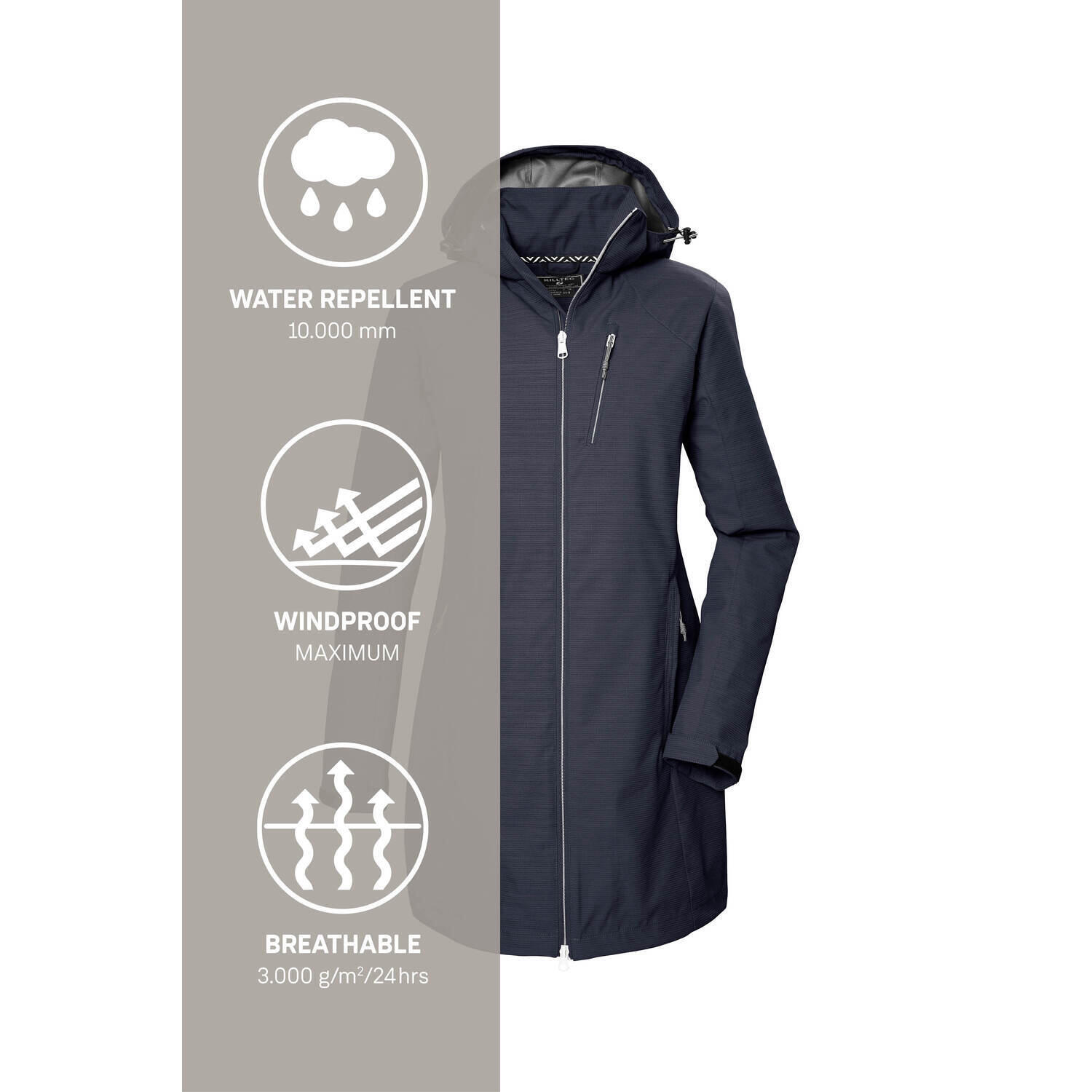 Damen Softshellparka KOS 57 7/7