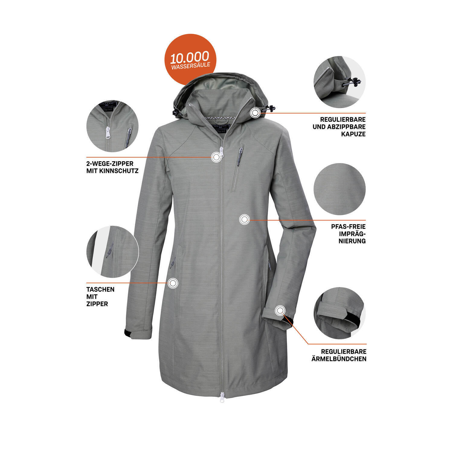 Damen Softshellparka KOS 57 7/7