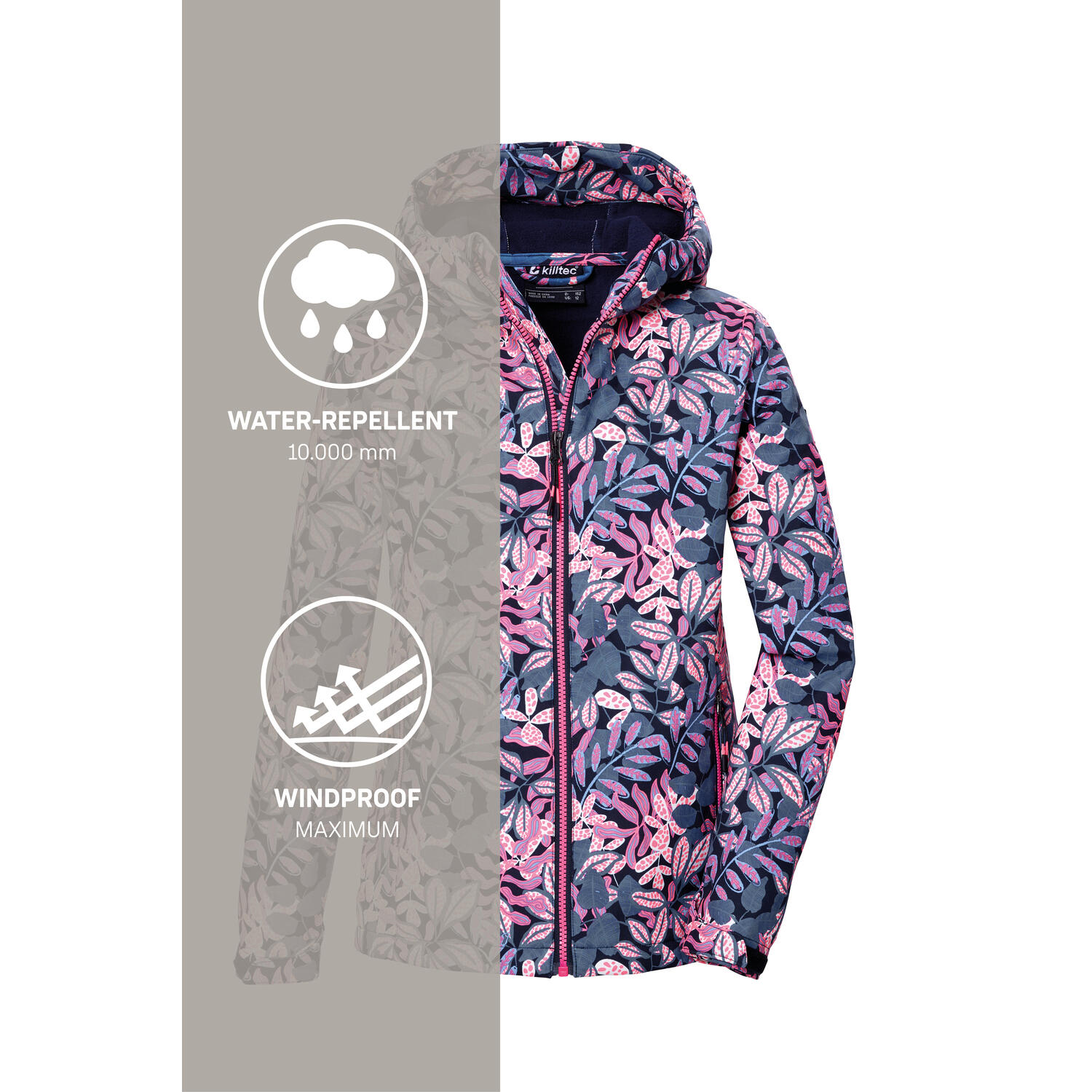 Kinder, Mädchen Softshelljacke KOS 135 7/7