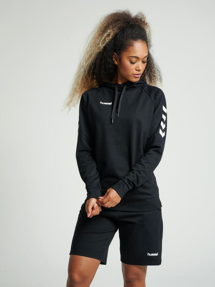 Bluza sportowa z kapturem damska Hummel Go Cotton Hoodie Woman