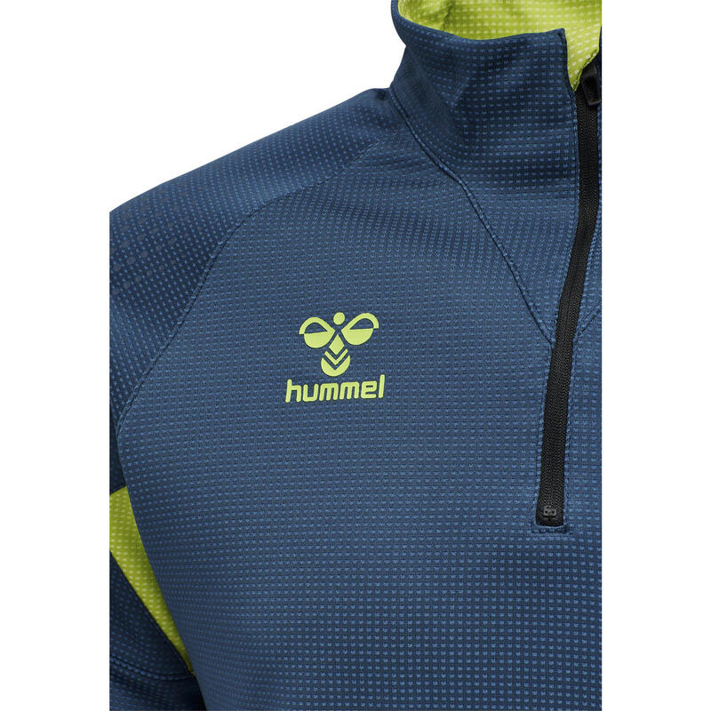 Demie-Fermeture Éclair Zip Sweat-Shirt Hmllead Homme HUMMEL