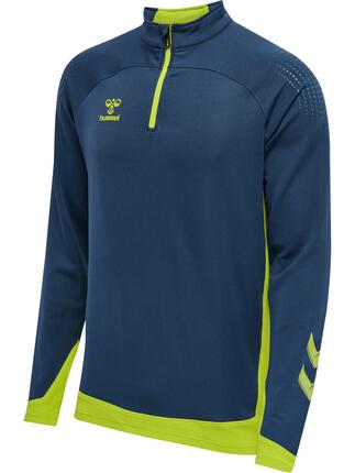 Demie-Fermeture Éclair Zip Sweat-Shirt Hmllead Homme HUMMEL