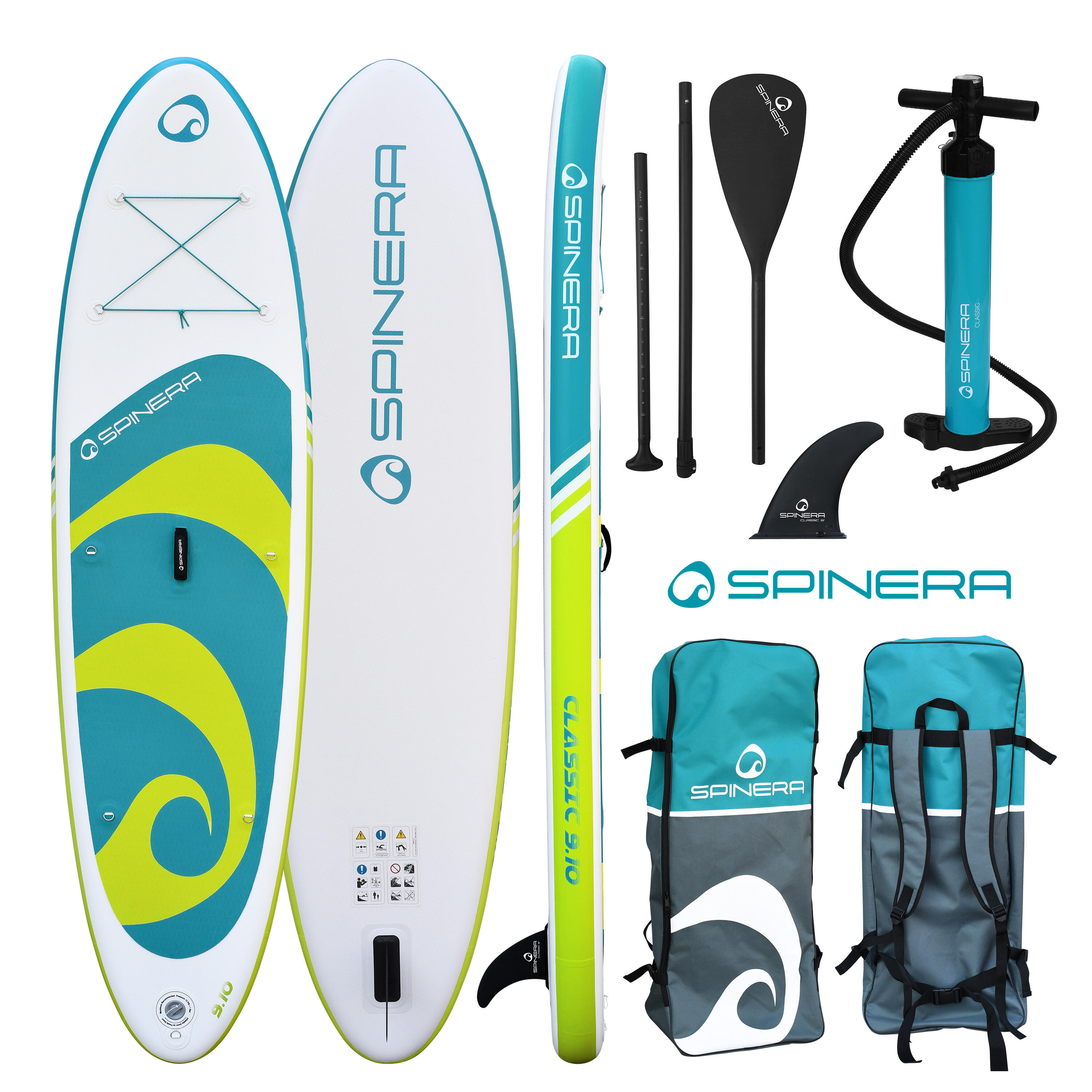 SPINERA Nafukovací paddleboard SUP Classic 9'10'' Pack 1