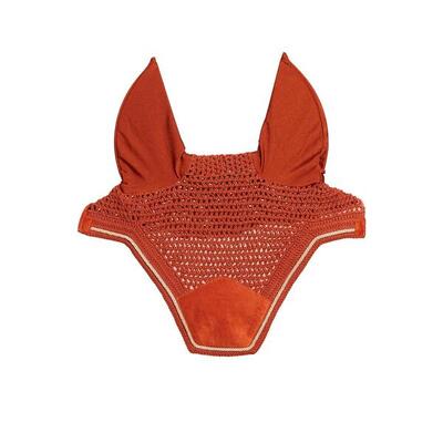 Fliegenhaube Wellington velvet orange pony