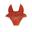 Bonnet anti-mouche Wellington velvet orange pony