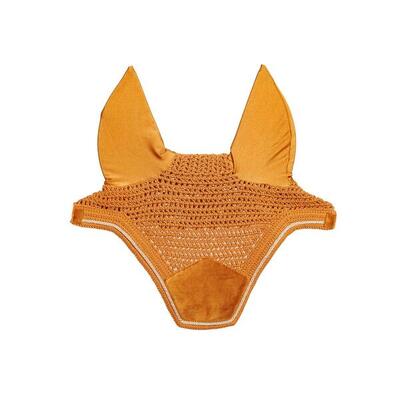 Fliegenhaube Wellington velvet orange pony