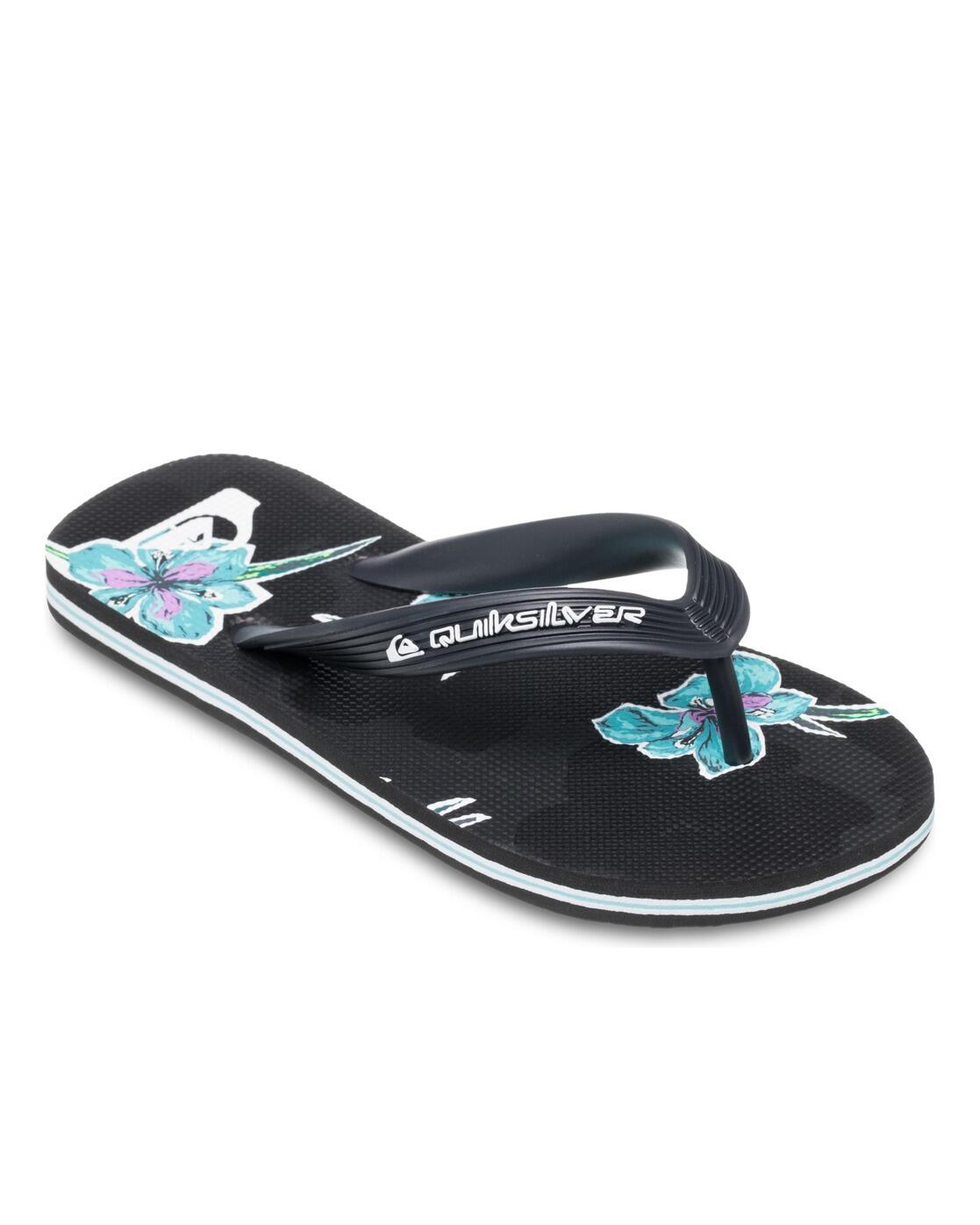QUIKSILVER Teenslippers MOLOKAI ART 25 YOUTH Schwarz Jongens