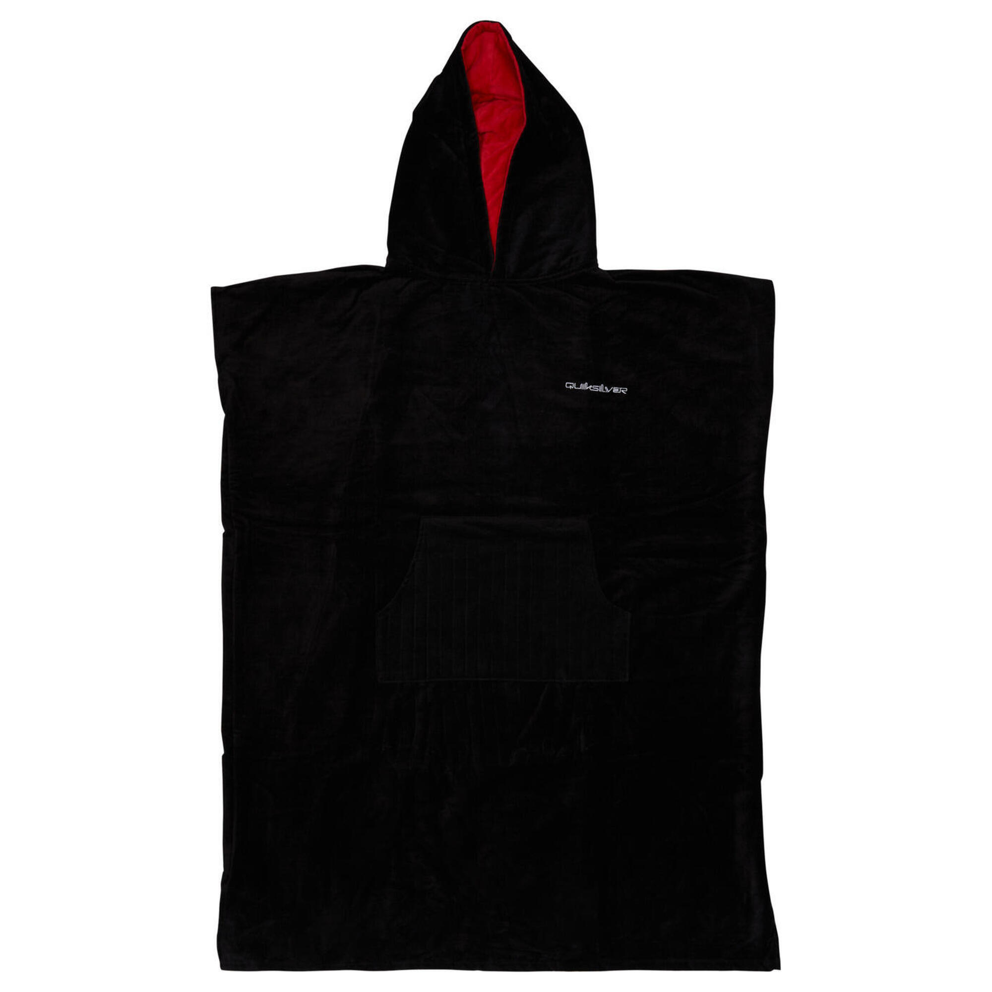 Quiksilver - Poncho De Surf Hoody Towel Gris Homme - Serviette Poncho - Noir - Decathlon