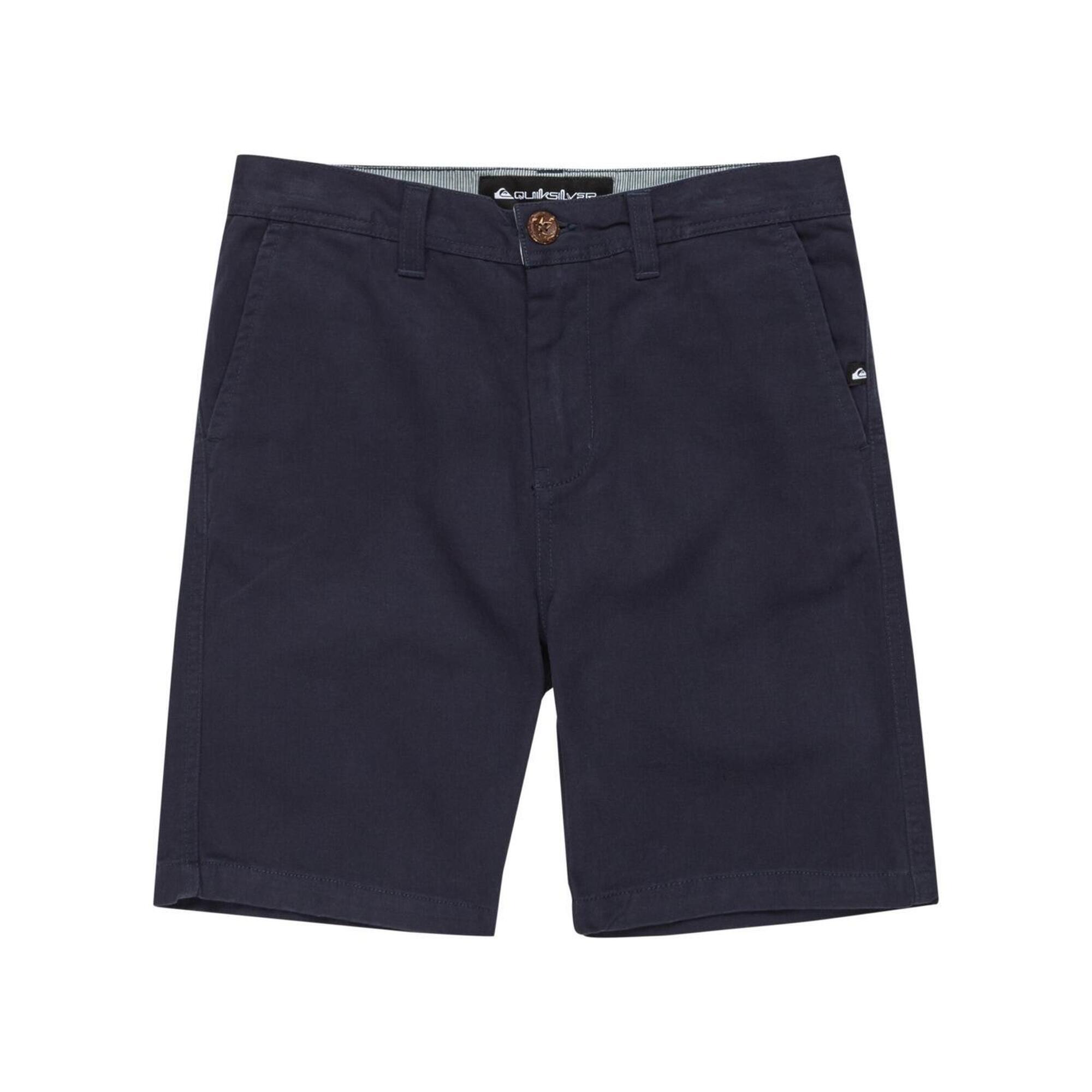Quiksilver - Walkshort Everyday Union Light 17" Noir Garçon - Short - Bleu - 10 À 12 Ans - Decathlon