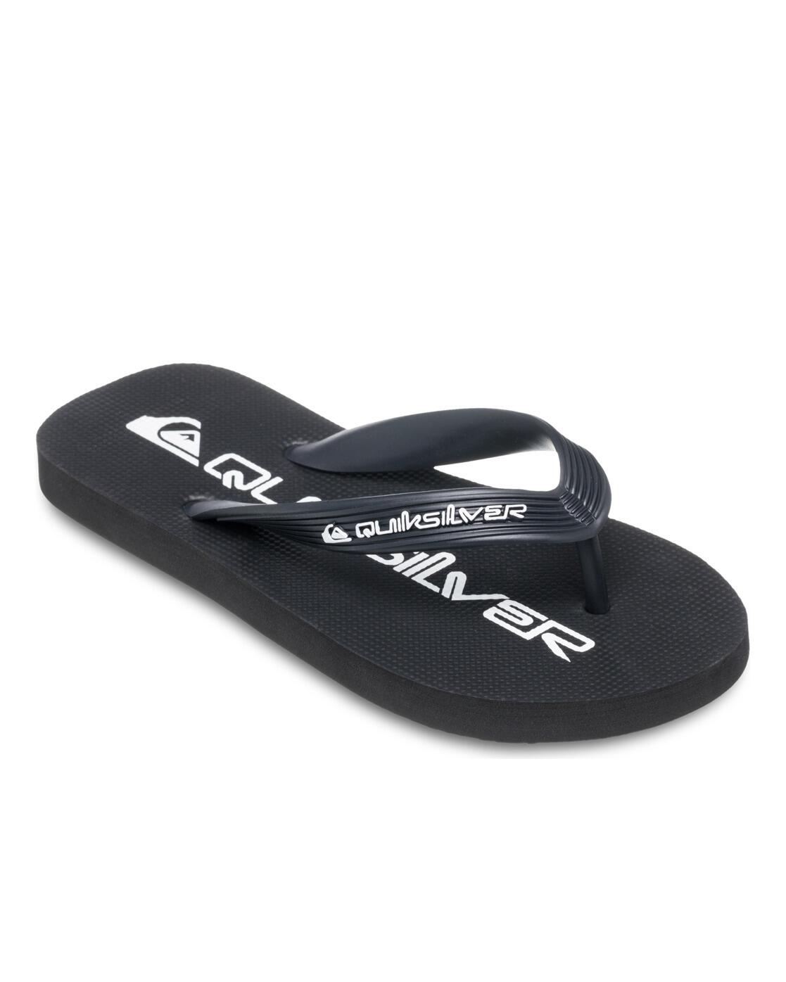 QUIKSILVER Quiksilver Java Wordmark Flip Flops-Black