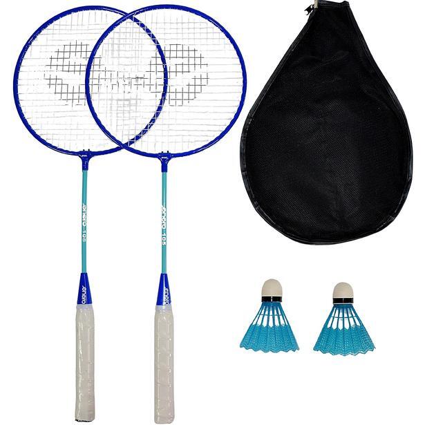 Badmintonracket Volwassenen 2 Rackets En 2 Shuttlecocks 2/3