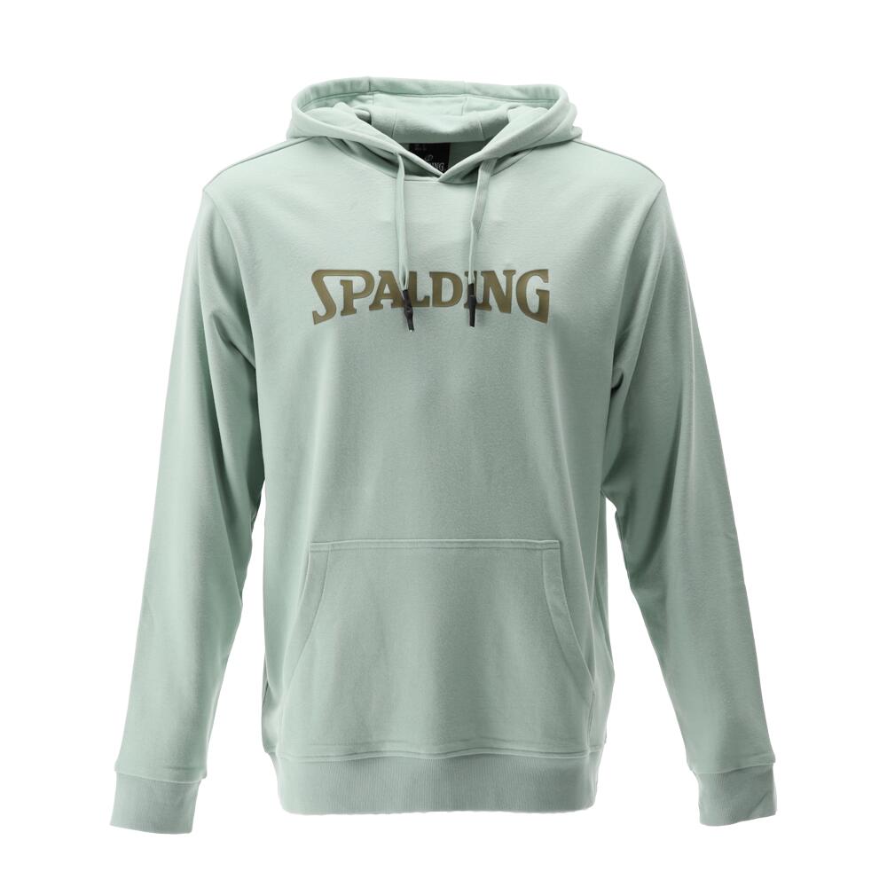 HOODIE HOMME DE BASKET light green-khaki Spalding 1/5