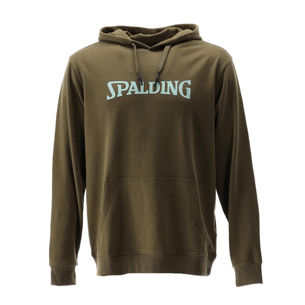 HOODIE HOMME DE BASKET khaki-light green Spalding 1/5