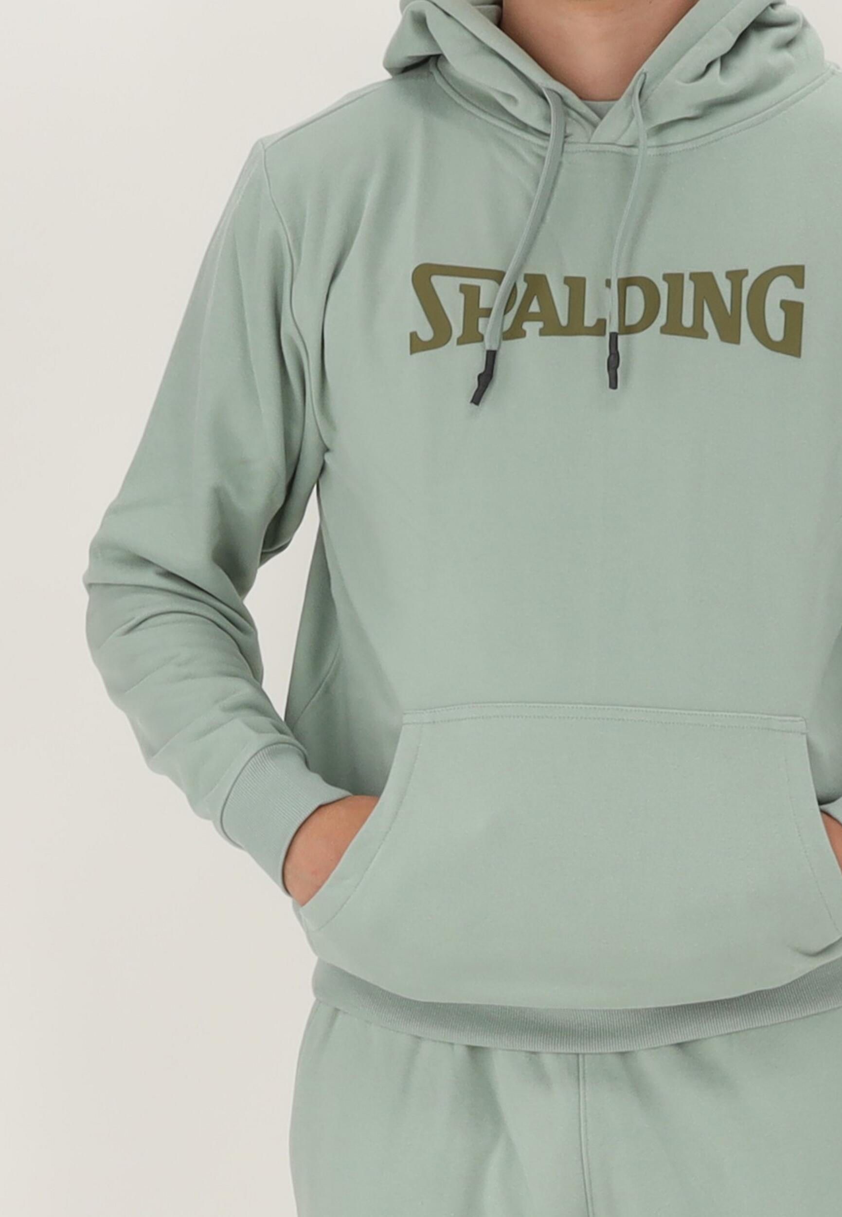 HOODIE HOMME DE BASKET light green-khaki Spalding 4/5