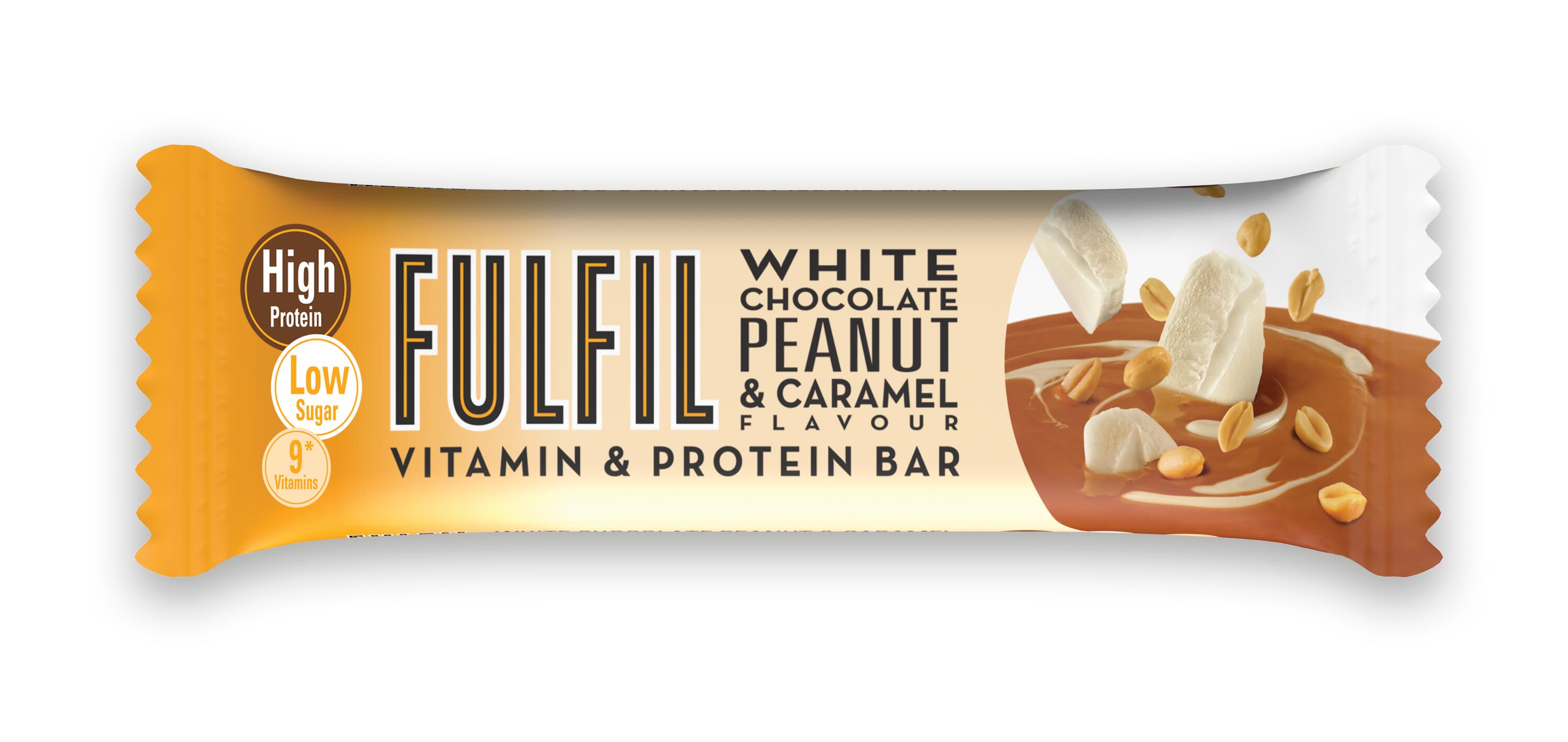 Barre vitaminée et protéinée - Chocolat Blanc au Noix & Caramel - 15 pièces 2/2