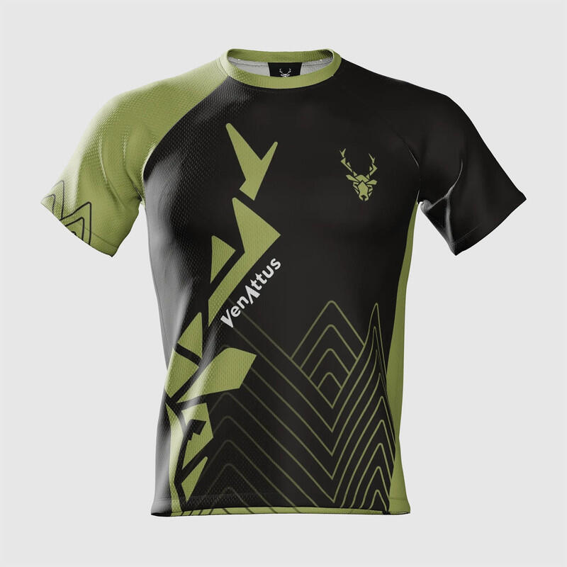 Hardloopshirt met korte mouwen voor heren Jano Groente 4/7