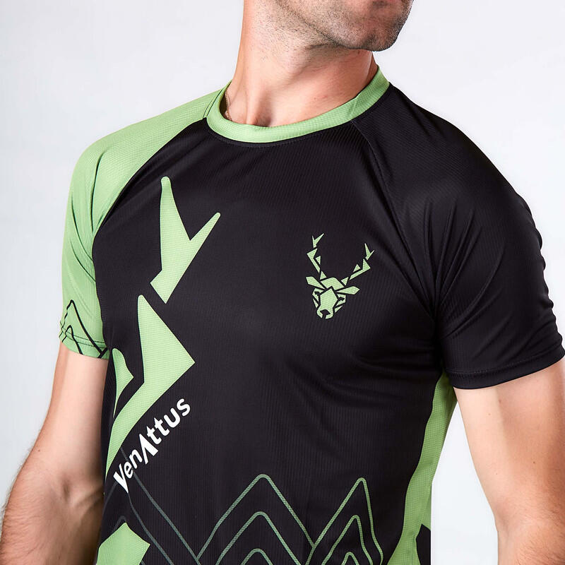 Hardloopshirt met korte mouwen voor heren Jano Groente 2/7