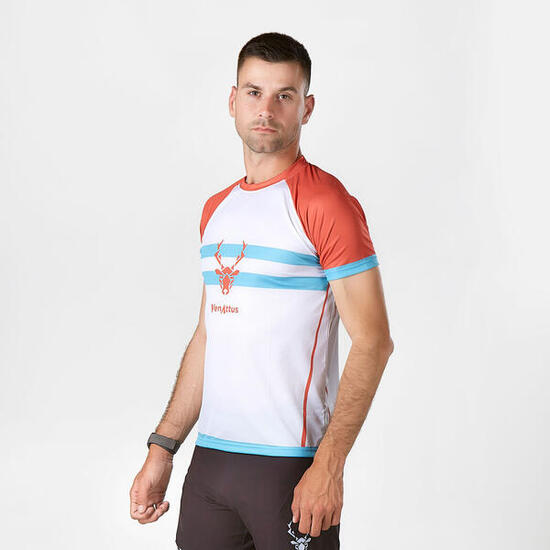Maglia Running Trail uomo Avus Rosso Blu