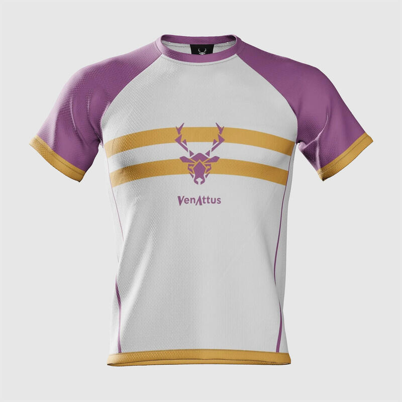 Maglia Running Trail uomo Senape Viola 4/7