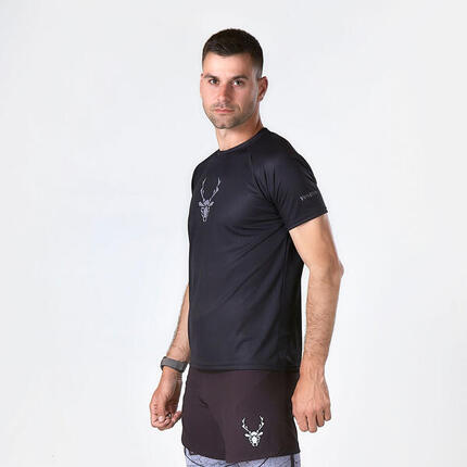 T-shirt de Running Trail Homme Herba Noir