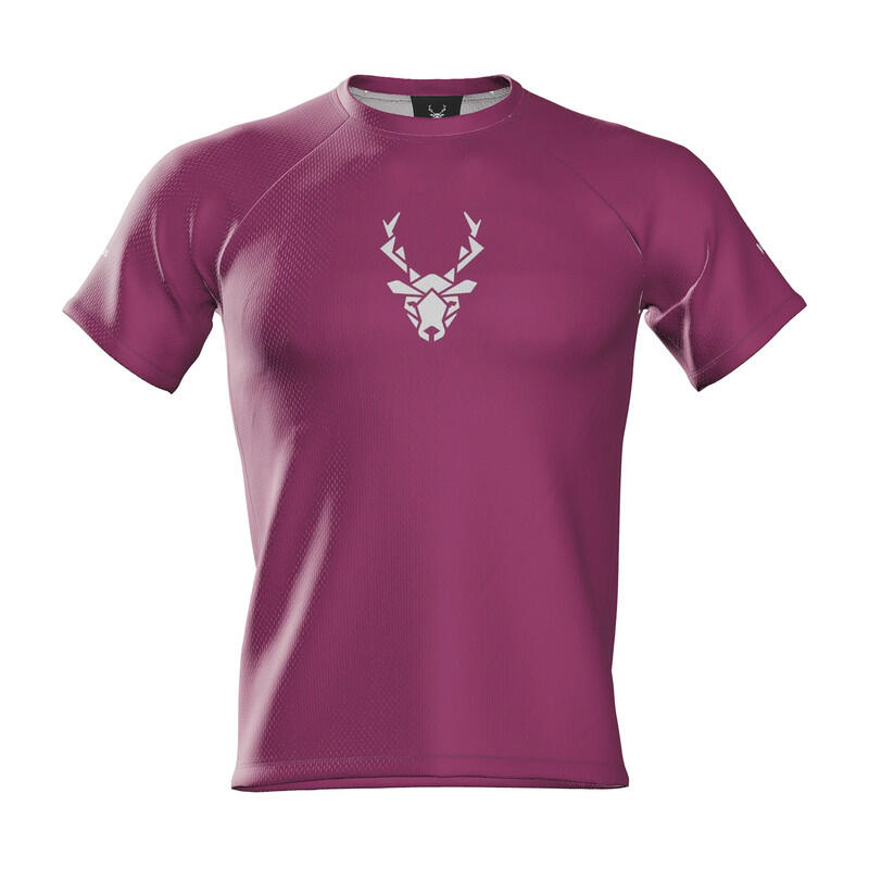 T-shirt de Running Trail Homme Herba Bordeaux 4/7