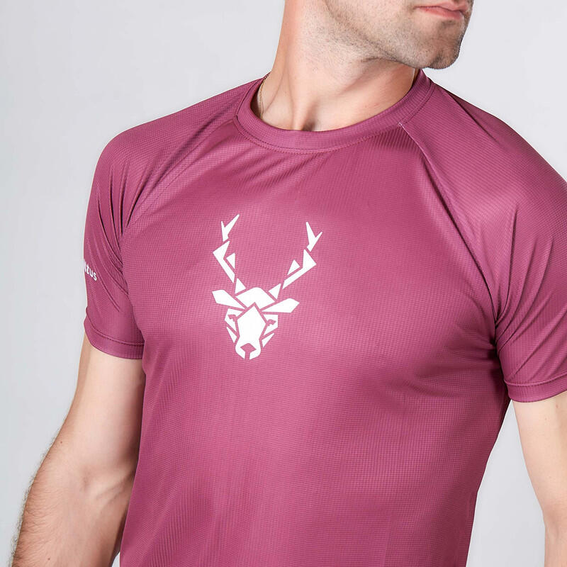 T-shirt de Running Trail Homme Herba Bordeaux 2/7