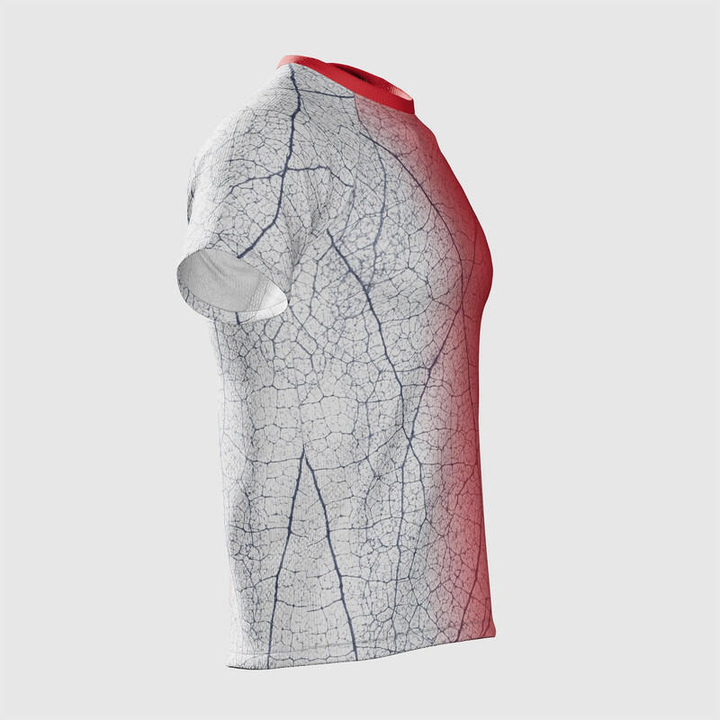 Camiseta de Running para Hombre Venattus Jerge Rojo Azul Técnica 5/7