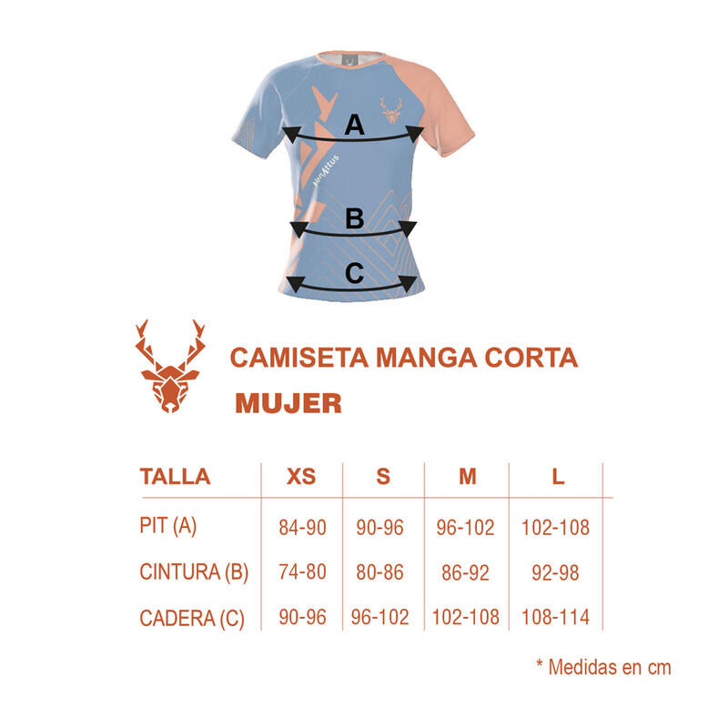Hardloopshirt met korte mouwen voor damese Jerge Rood Wit 7/7